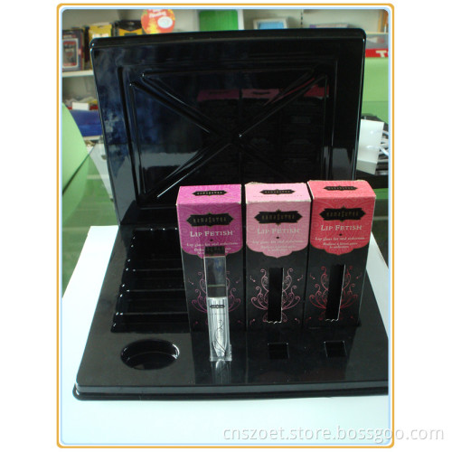Custom Clear Plastic PVC/Pet/PS Vacuum Cosmetic Counter Display